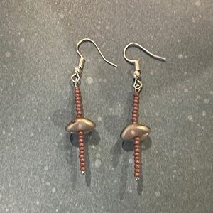 Unique Modern Beaded Earrings